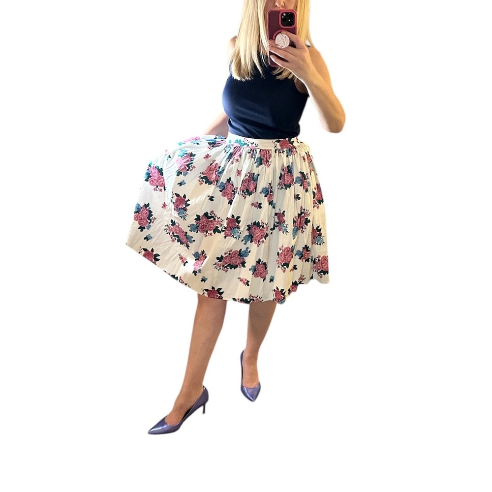 NWT Collectif Vintage-Style Floral Skirt | Size M - Picture 5 of 11